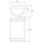 Access Lighting Nevis, 2 Light Outdoor Wall Mount, Satin Finish, Ribbed Frosted Glass 20031MG-SAT/RFR - alternate 2